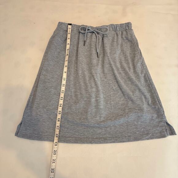 Jack Smith Athletic Gray Skort Elastic Drawstring Waist Mesh Short Side Pockets - Picture 13 of 16